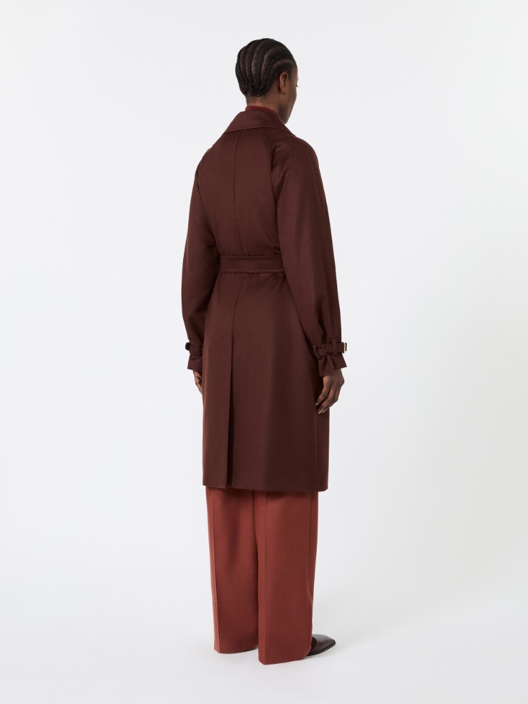 Cashmere broadcloth trench coat - ROST - Max Mara - 3