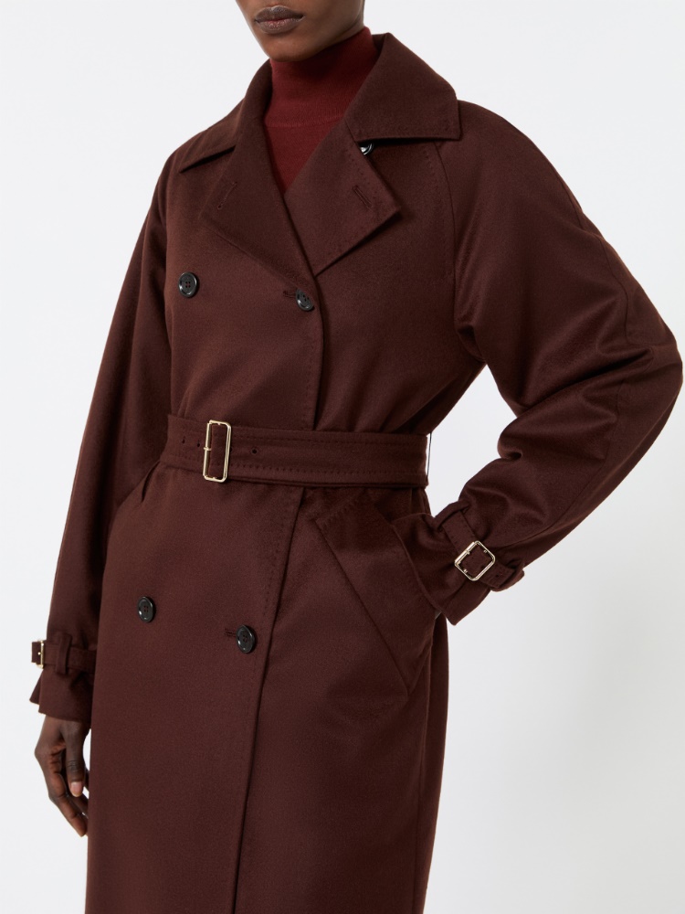 Cashmere broadcloth trench coat - ROST - Max Mara - 4