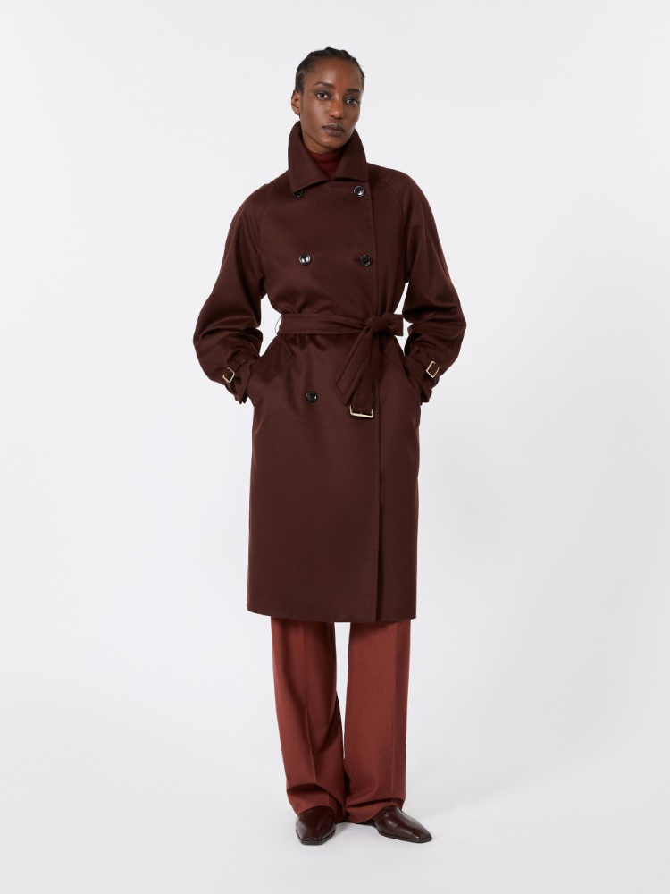 Cashmere broadcloth trench coat - ROST