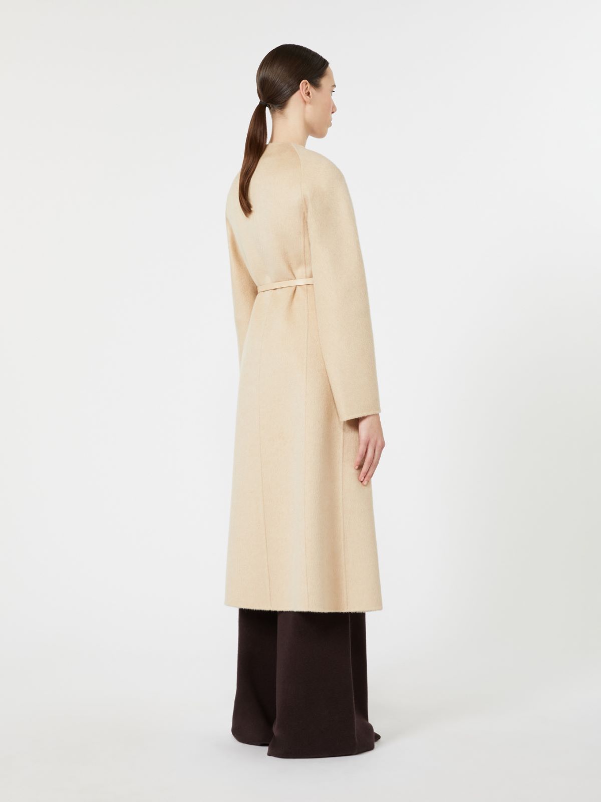 Albino camel and mohair coat - BEŻOWY - Max Mara - 3