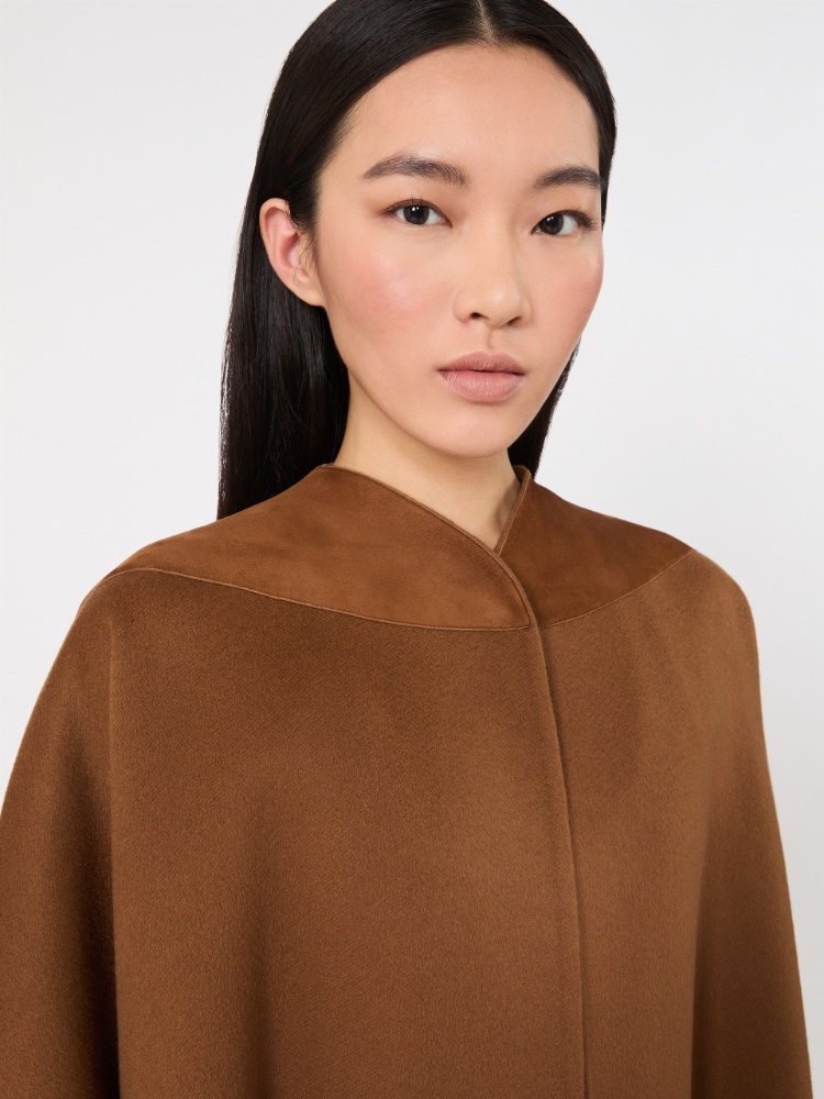 Oversized cashmere coat - CAMEL - Max Mara - 4