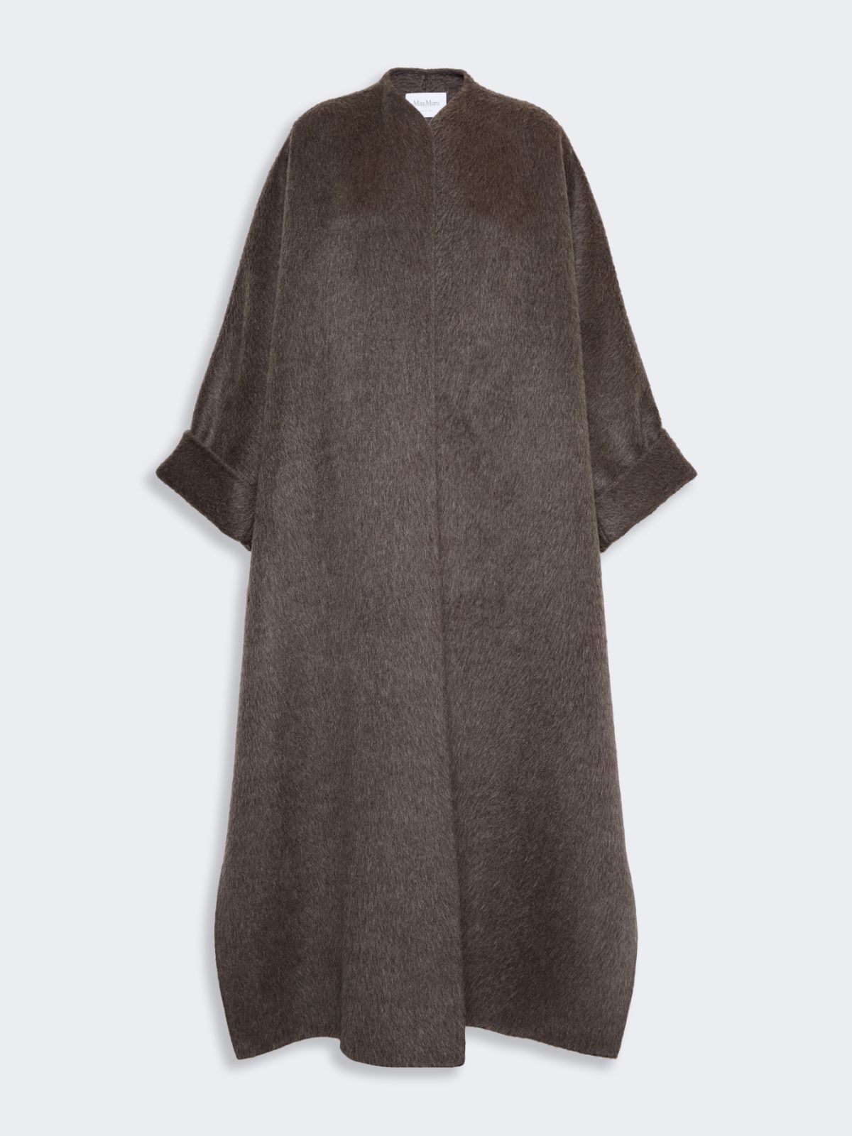 Płaszcz oversize z wełny wielbłądziej i moheru - BŁOTNY - Max Mara - 5