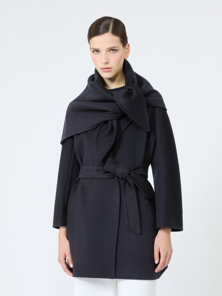 Double cashmere coat - ULTRAMARINE - 2