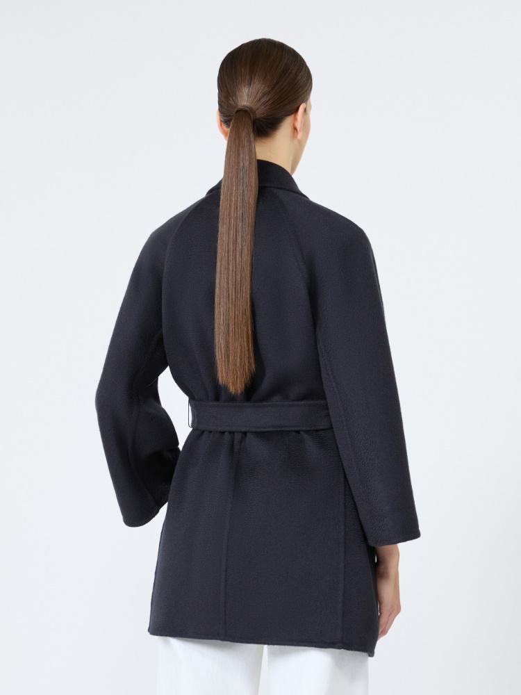 Double cashmere coat - ULTRAMARINE - 3