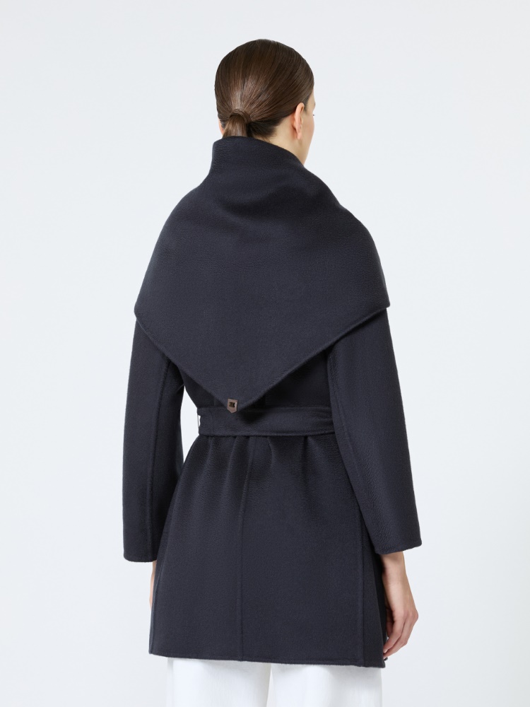 Double cashmere coat - ULTRAMARINE - 5
