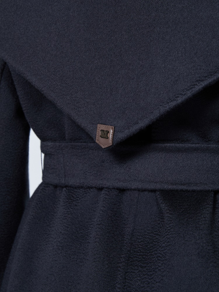 Double cashmere coat - ULTRAMARINE