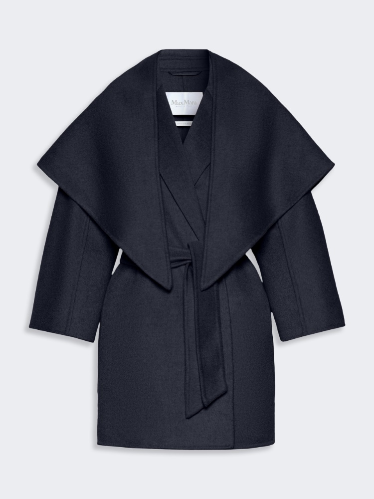 Double cashmere coat - ULTRAMARINE