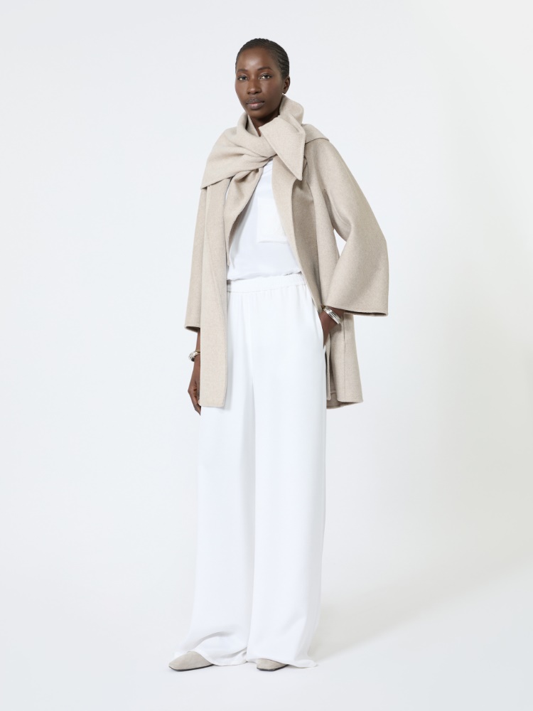 Double cashmere coat - SAND
