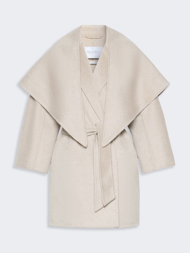 Double cashmere coat - SAND