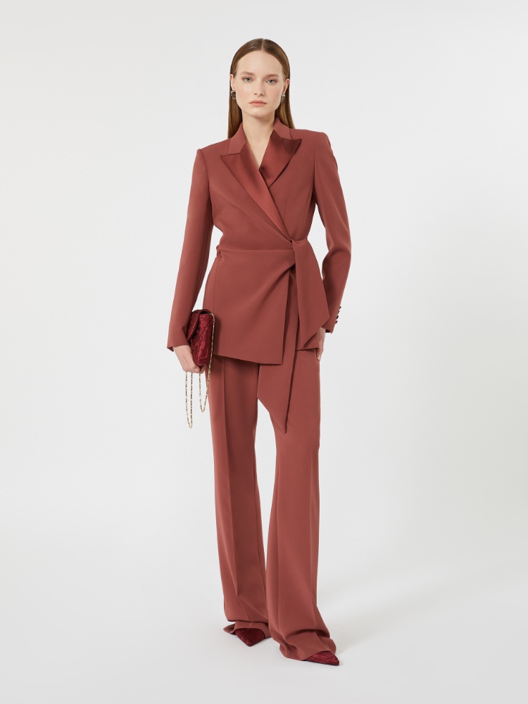 Cady criss-cross jacket - ANTIQUE ROSE