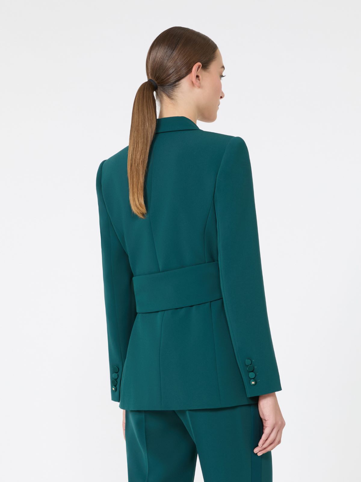 Cady criss-cross jacket - DARK GREEN - Max Mara - 3