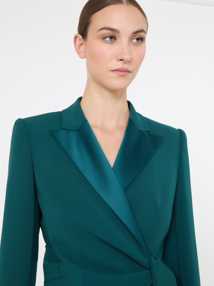 Cady criss-cross jacket - DARK GREEN - Max Mara - 4