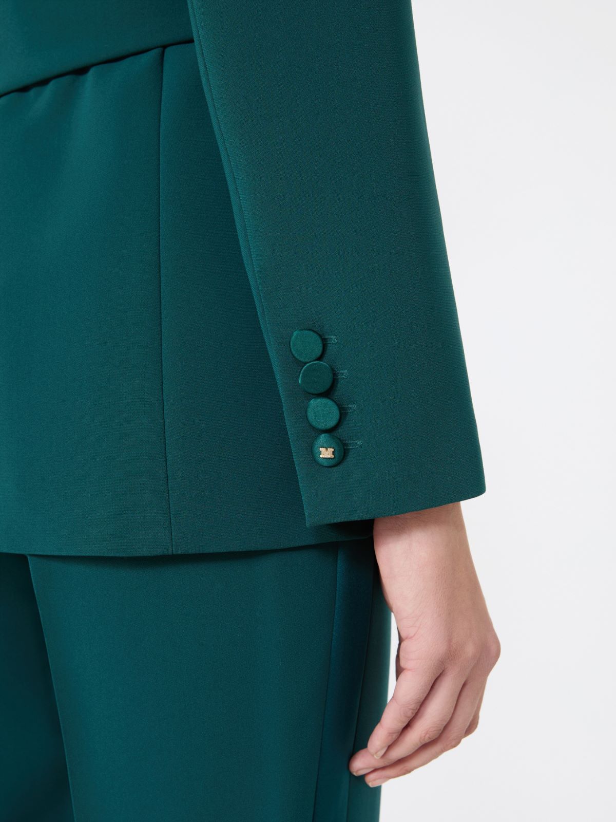 Cady criss-cross jacket - DARK GREEN - Max Mara - 5