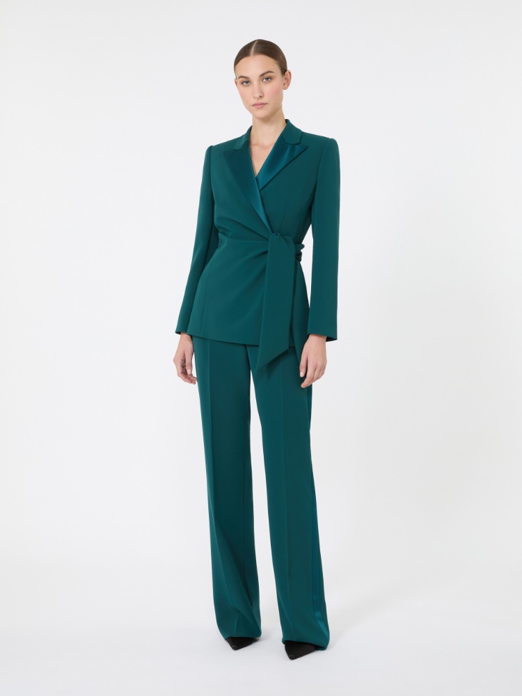 Cady criss-cross jacket - DARK GREEN