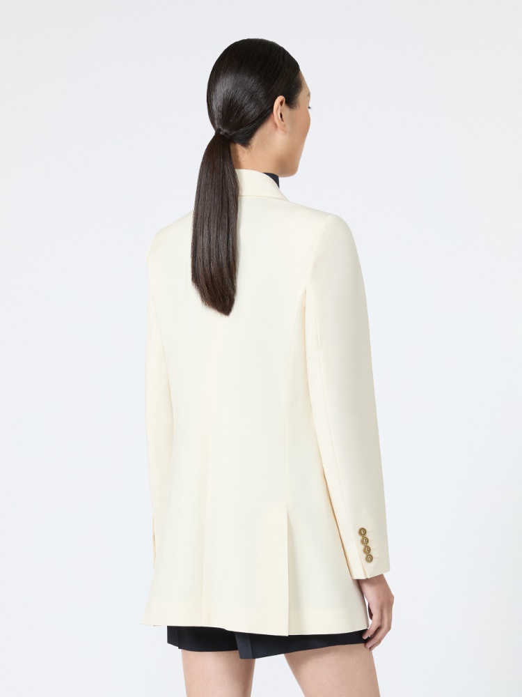 Woollen cloth blazer - IVORY - 3