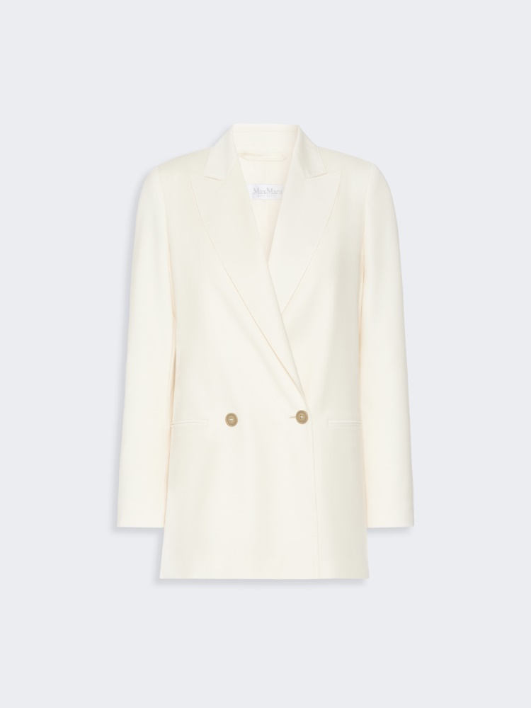 Woollen cloth blazer - IVORY - 5