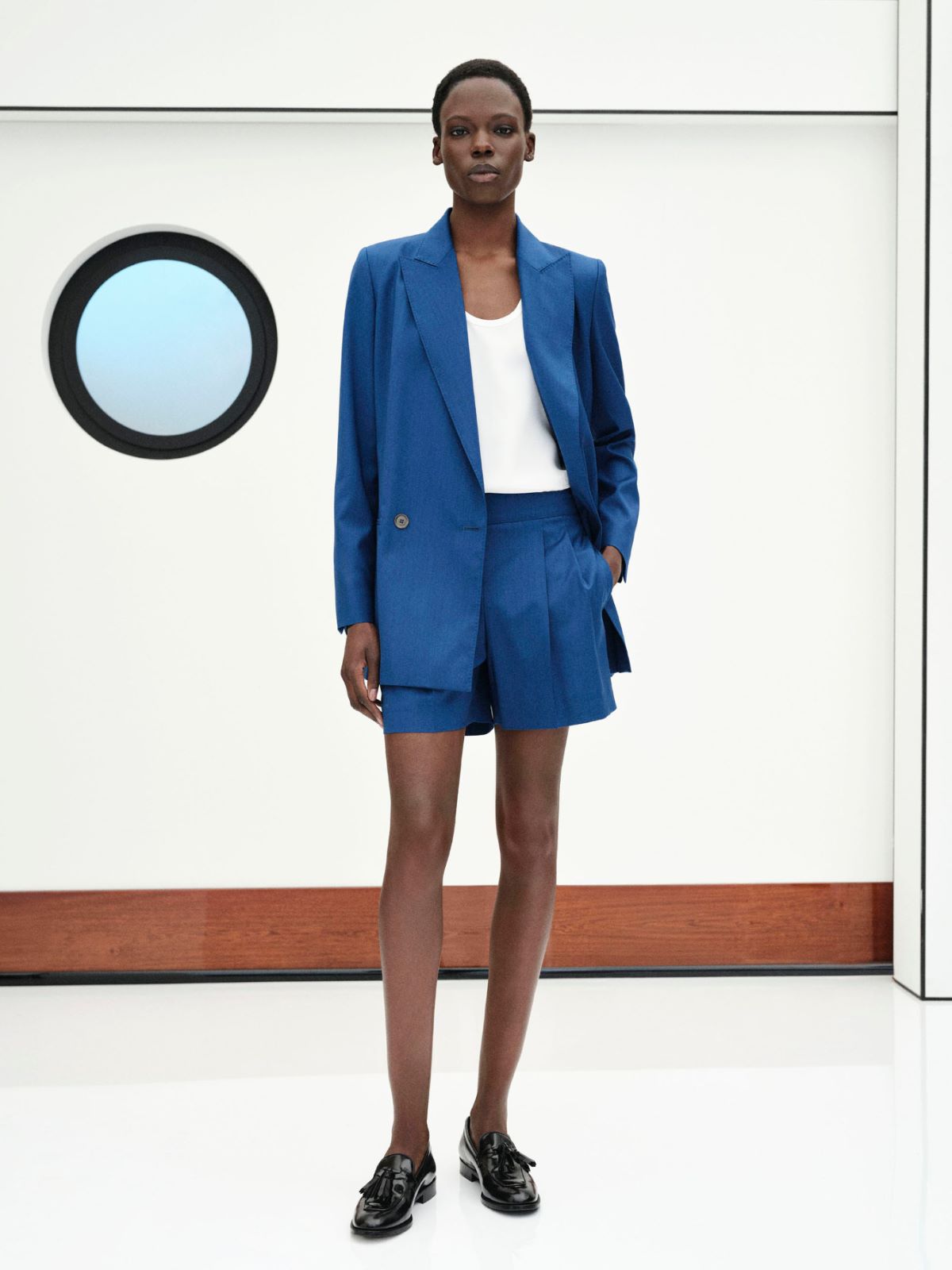 Woollen cloth blazer + NAVY - Max Mara