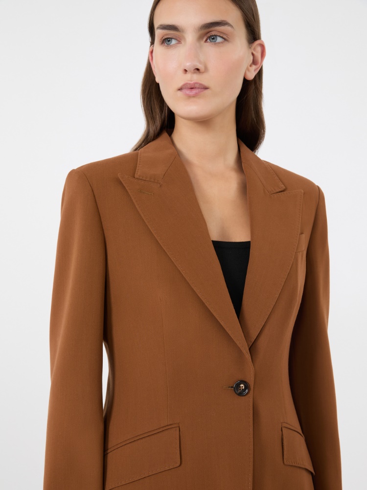 스벨토 버진울 블레이저 - TOBACCO - Max Mara - 4