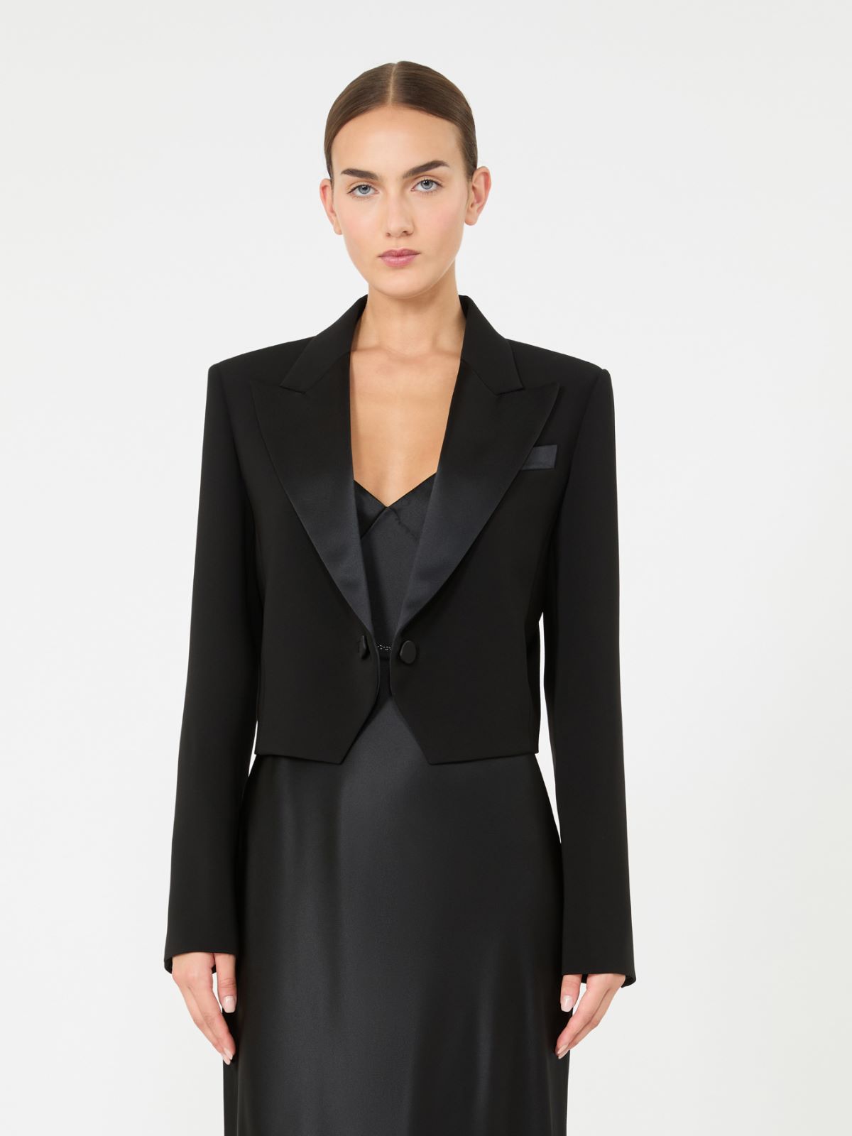 Giacca spencer in cady - NERO - Max Mara - 2