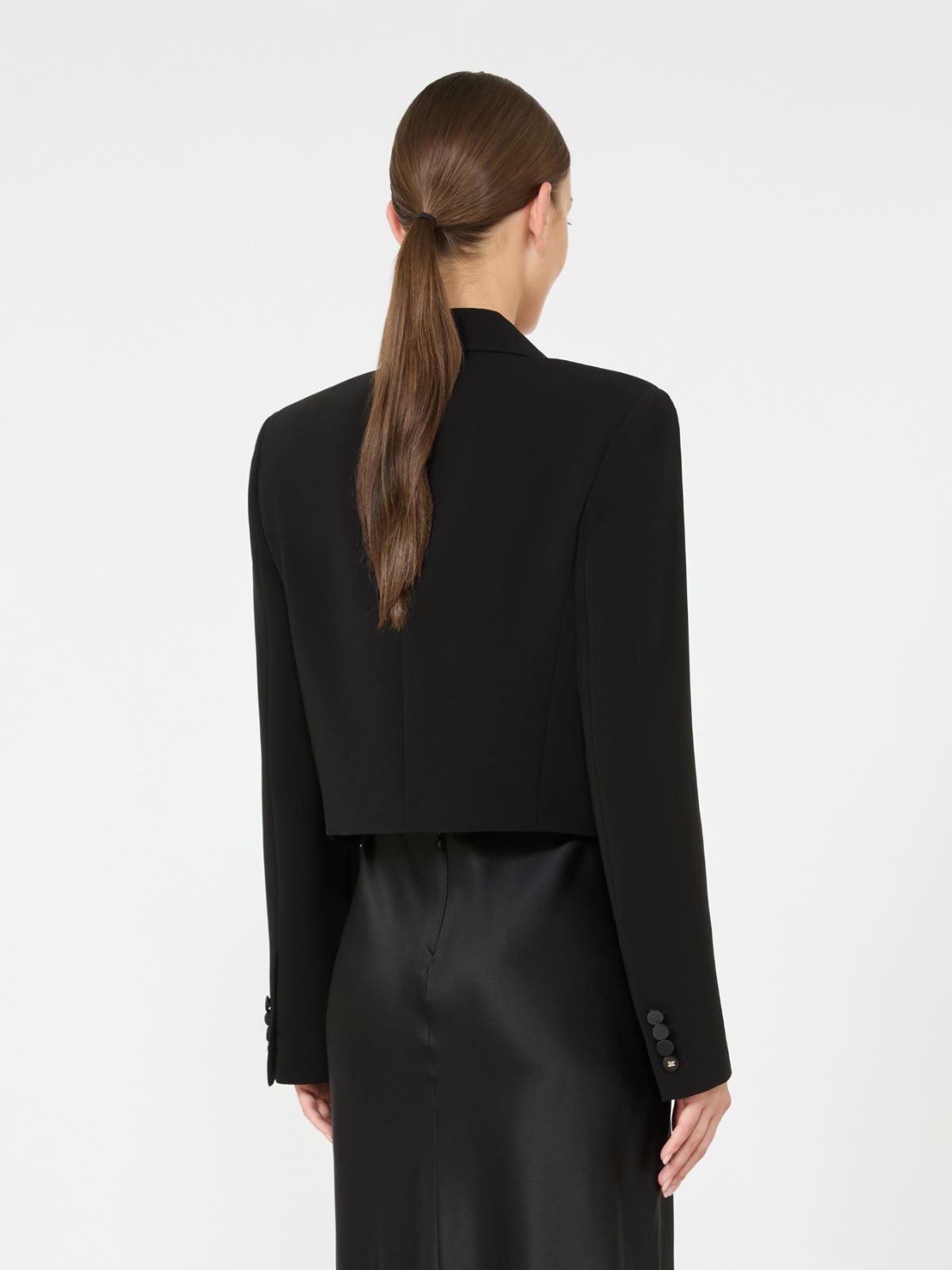 Giacca spencer in cady - NERO - Max Mara - 3