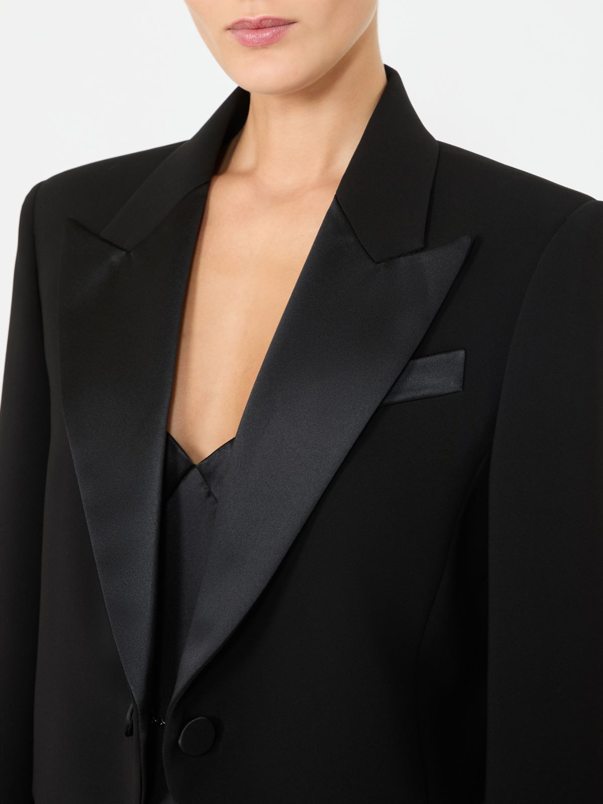 Giacca spencer in cady - NERO - Max Mara - 4