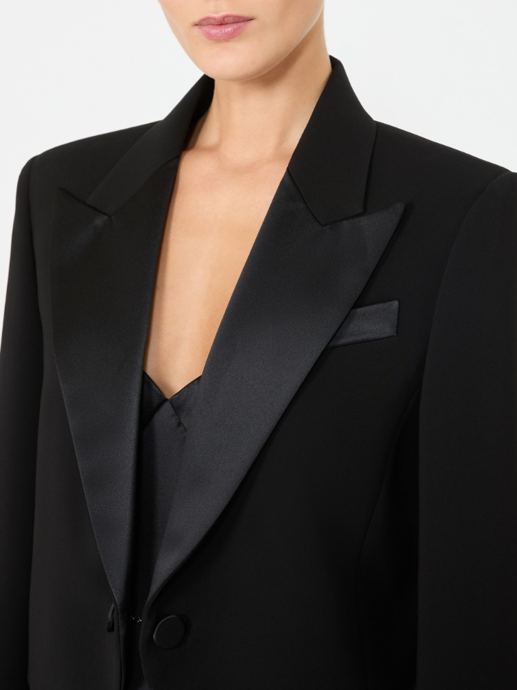 Giacca spencer in cady - NERO - Max Mara - 4
