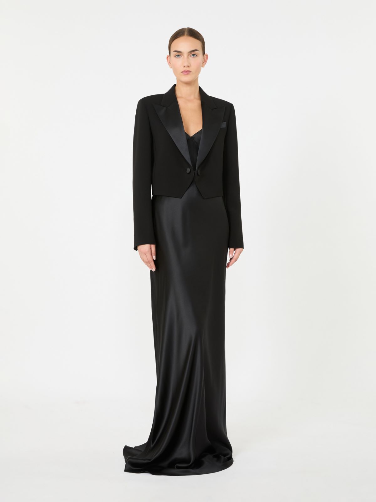 Giacca spencer in cady - NERO - Max Mara