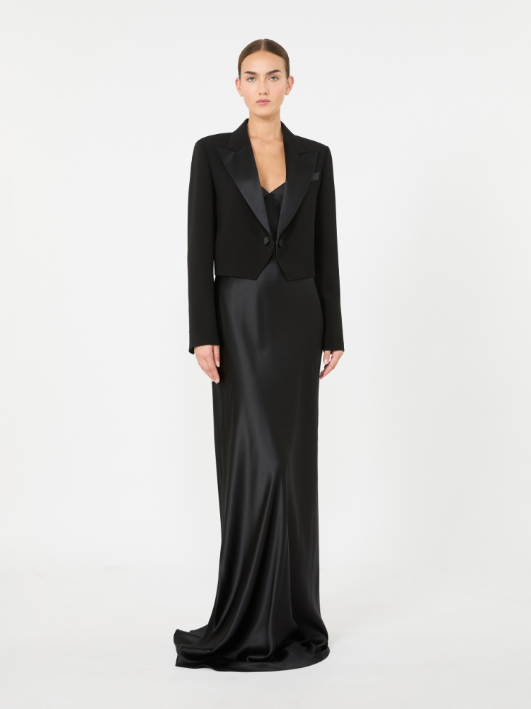 Giacca spencer in cady - NERO - Max Mara