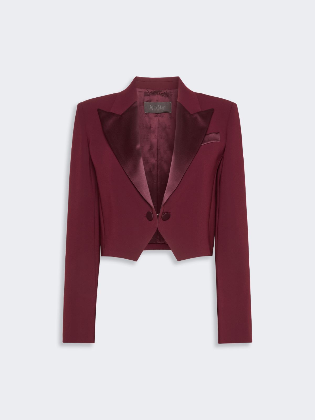 Giacca spencer in cady - BORDEAUX - Max Mara - 6