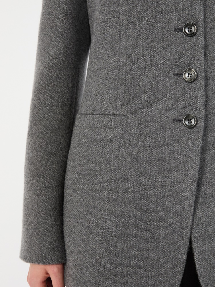 Cashmere crew-neck jacket - DARK GREY - Max Mara - 5