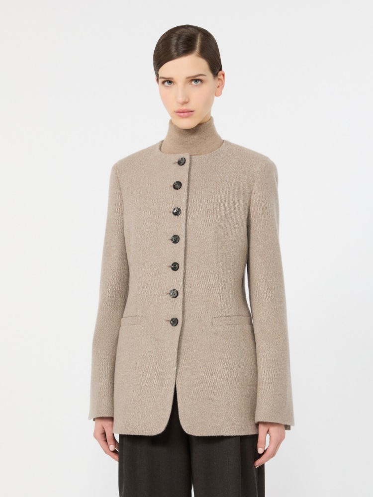 Cashmere crew-neck jacket - SAND - Max Mara - 2