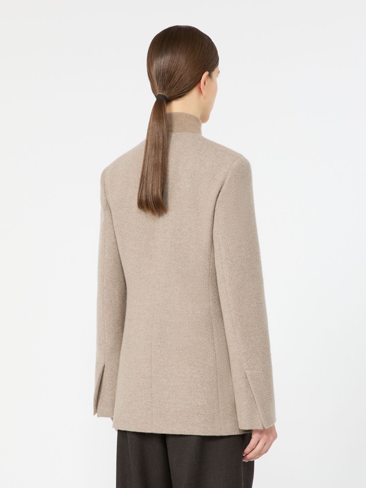 Cashmere crew-neck jacket - SAND - Max Mara - 3