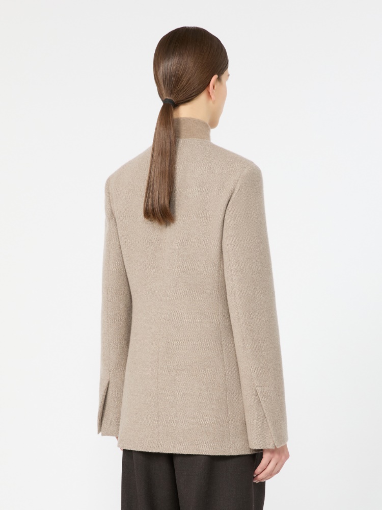 Cashmere crew-neck jacket - SAND - Max Mara - 3