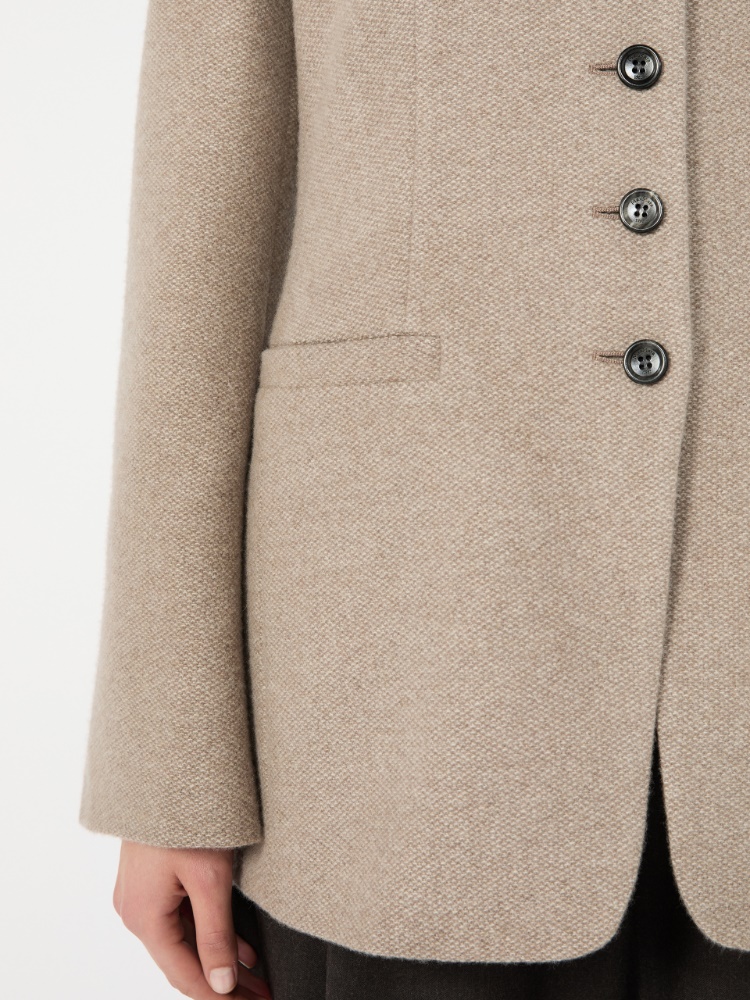 Cashmere crew-neck jacket - SAND - Max Mara - 5