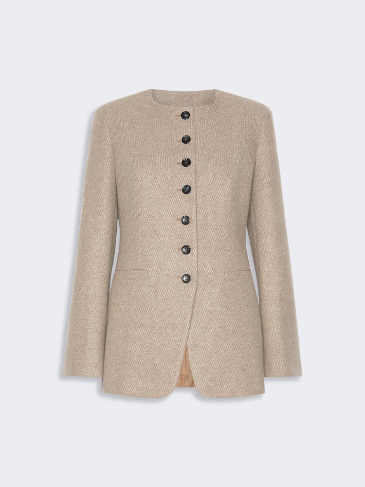 Cashmere crew-neck jacket - SAND - Max Mara - 6