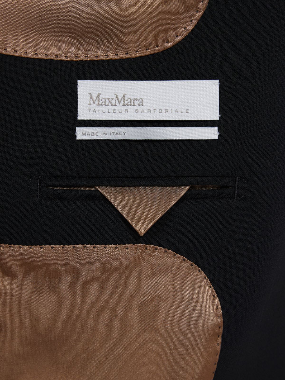 Wool cady blazer - BLACK - Max Mara - 5