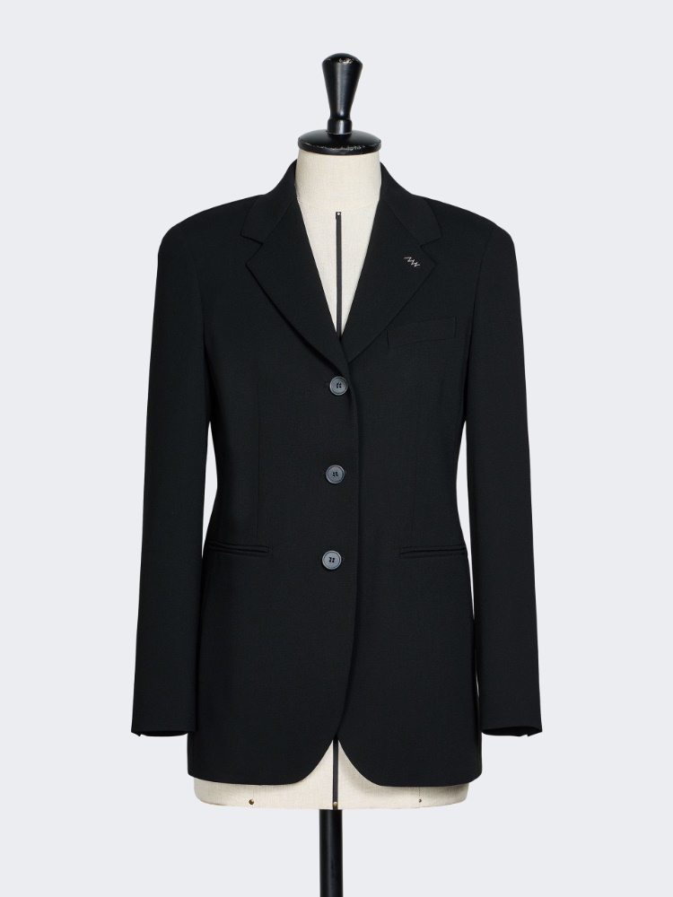 Wool cady blazer - BLACK - Max Mara - 6