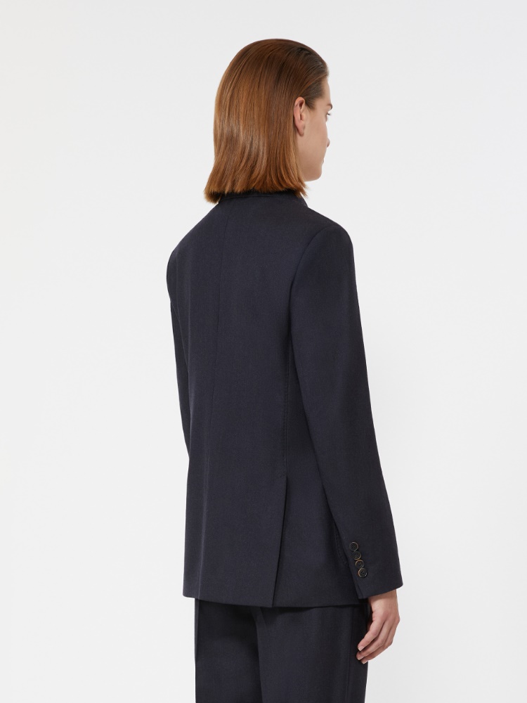 Cashmere foule blazer - ULTRAMARINE - Max Mara - 3