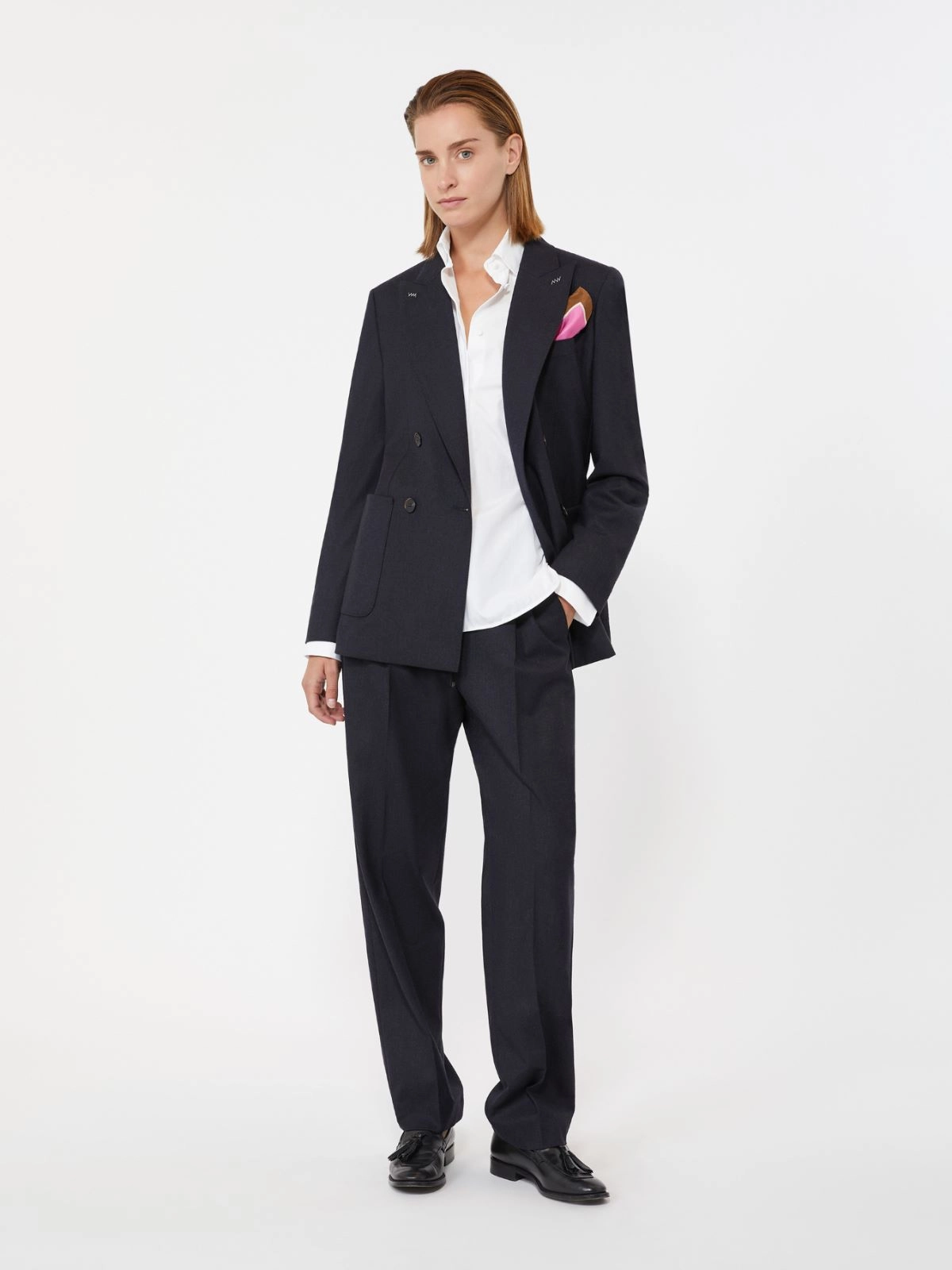 Cashmere foule blazer + ULTRAMARINE - Max Mara