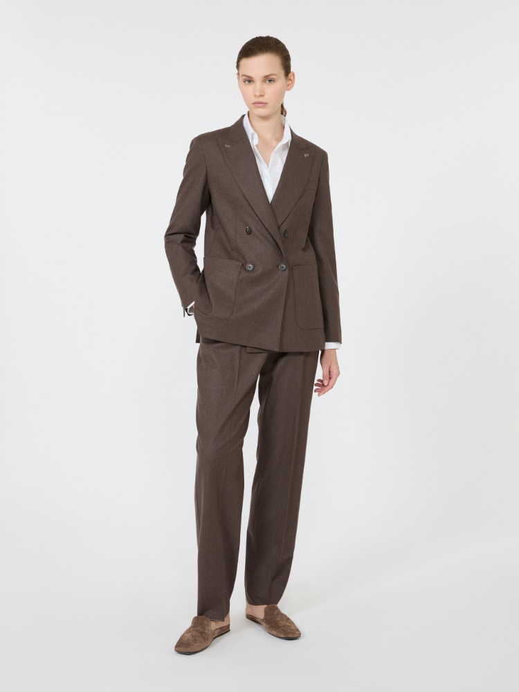 클로루로 캐시미어 블레이저 - BROWN - Max Mara
