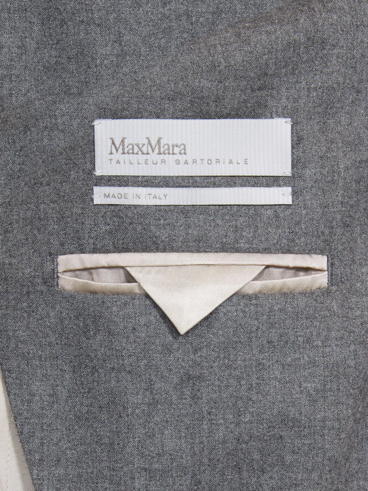 Cashmere foule blazer - MEDIUM GREY - Max Mara - 4