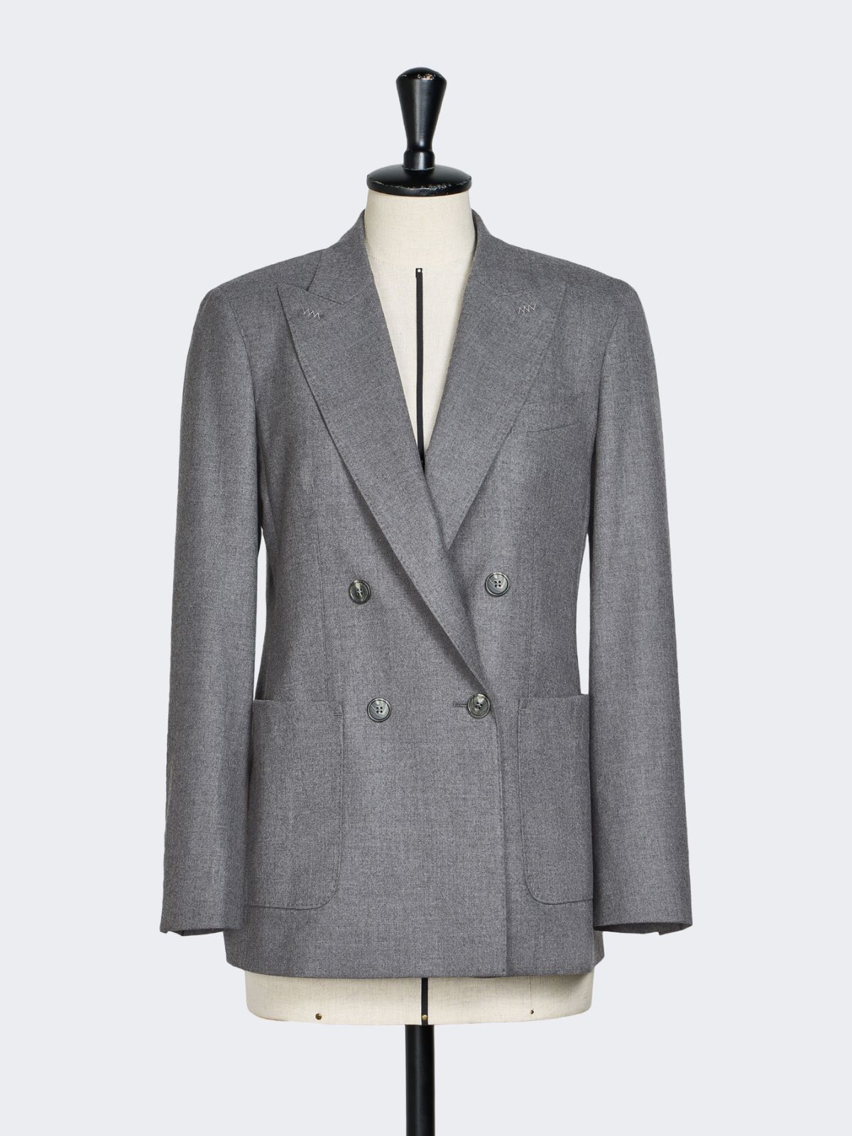 Cashmere foule blazer - MEDIUM GREY - Max Mara - 5
