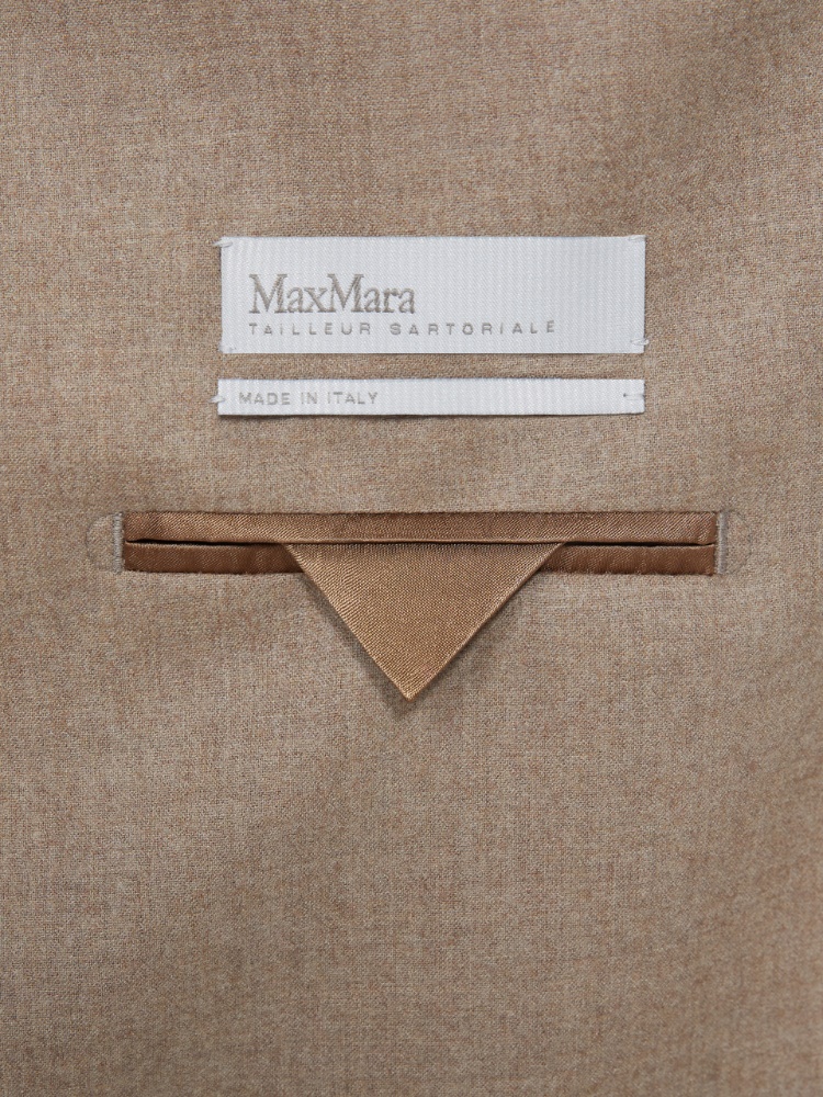 Single-breasted cashmere foule blazer - TURTLEDOVE - Max Mara - 5
