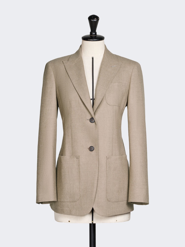 Single-breasted cashmere foule blazer - TURTLEDOVE - Max Mara - 6