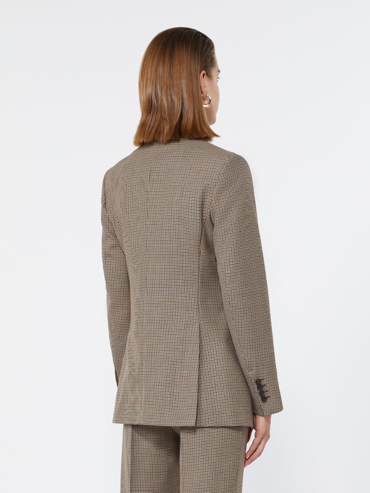 Single-breasted wool twill blazer - SAND - Max Mara - 3