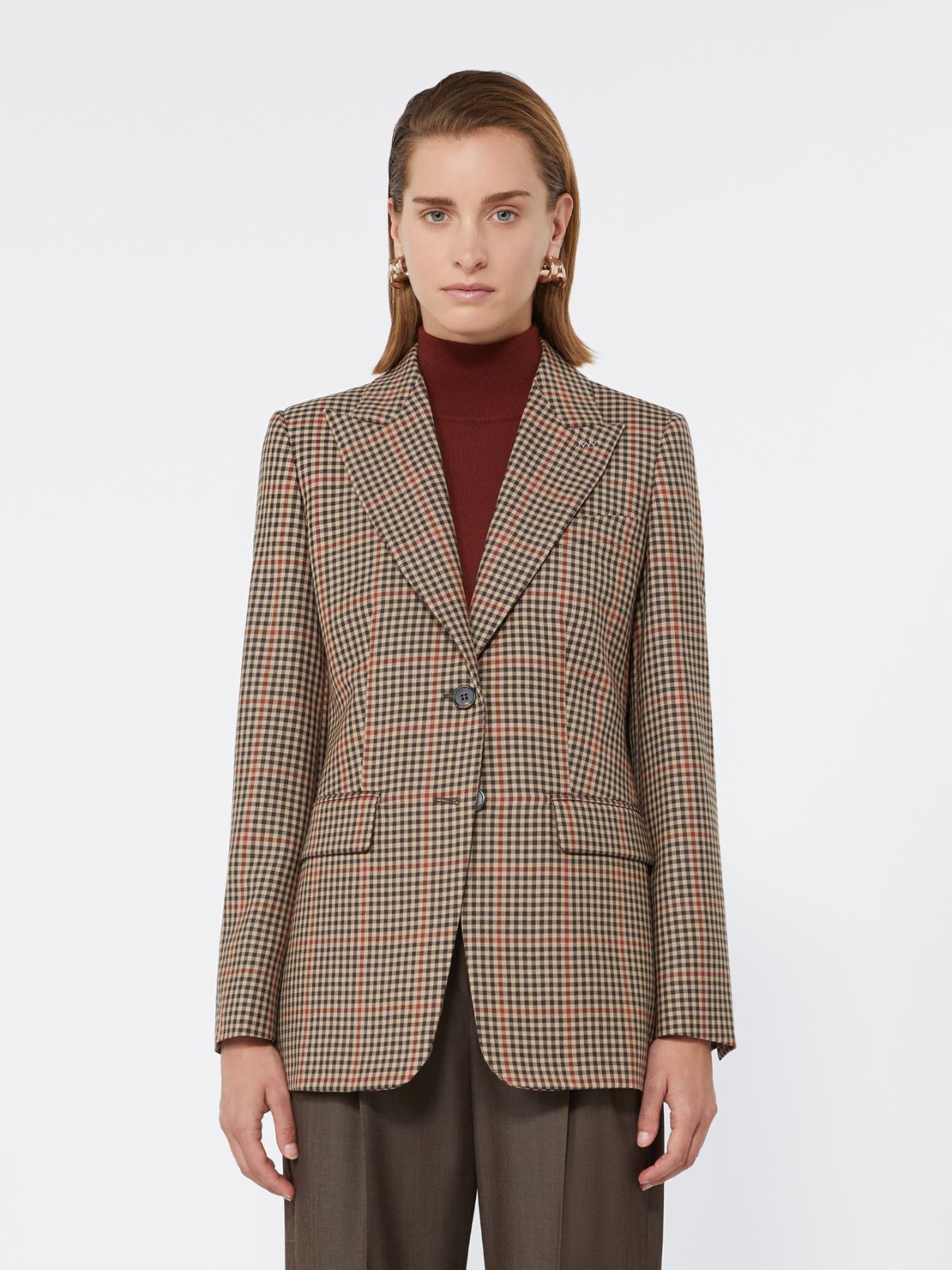 Single-breasted wool twill blazer - CAMEL - Max Mara - 2