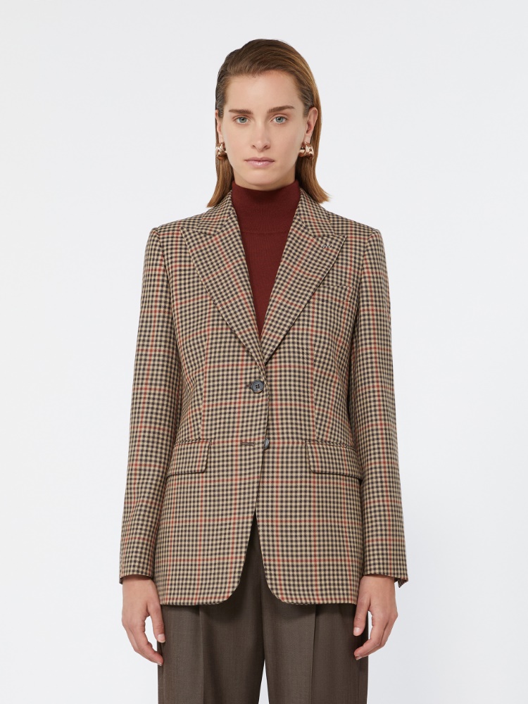 Single-breasted wool twill blazer - CAMEL - Max Mara - 2