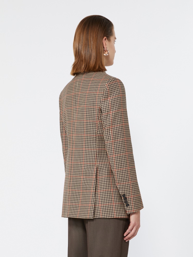 Single-breasted wool twill blazer - CAMEL - Max Mara - 3