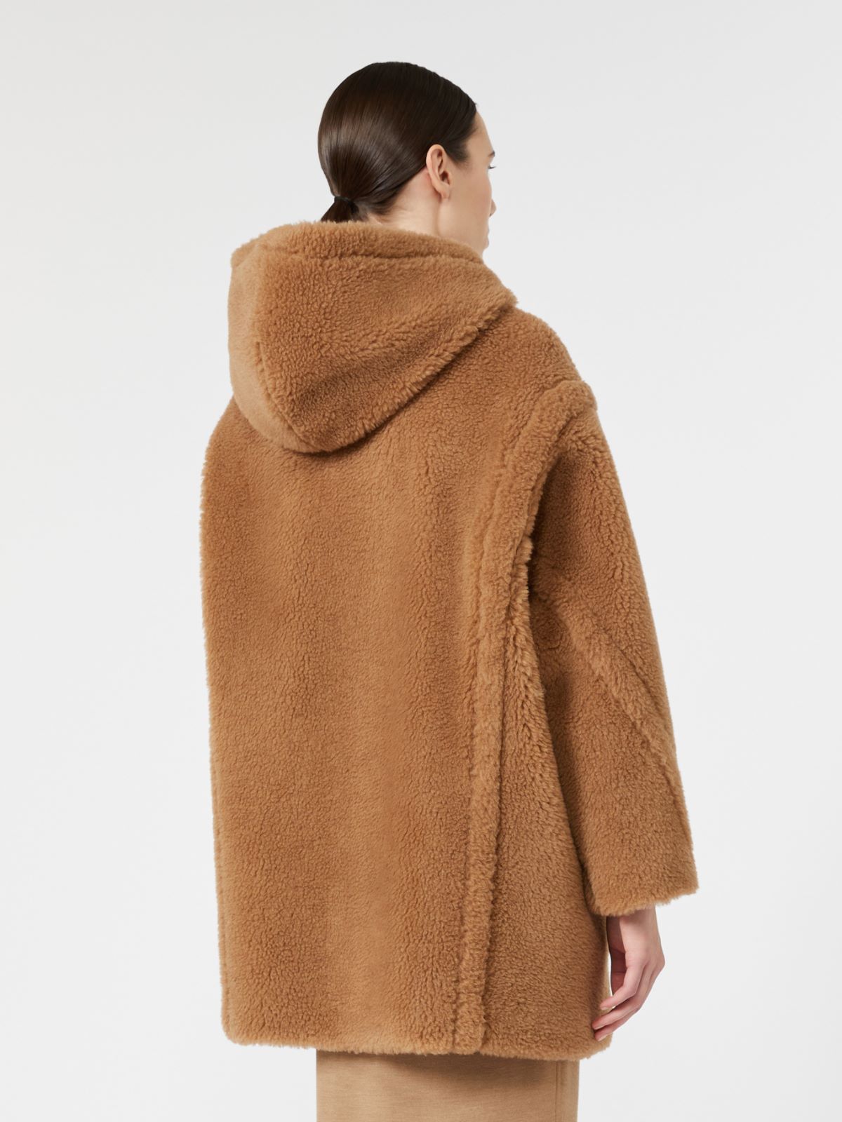 Teddy fabric coat - CAMEL - Max Mara - 3