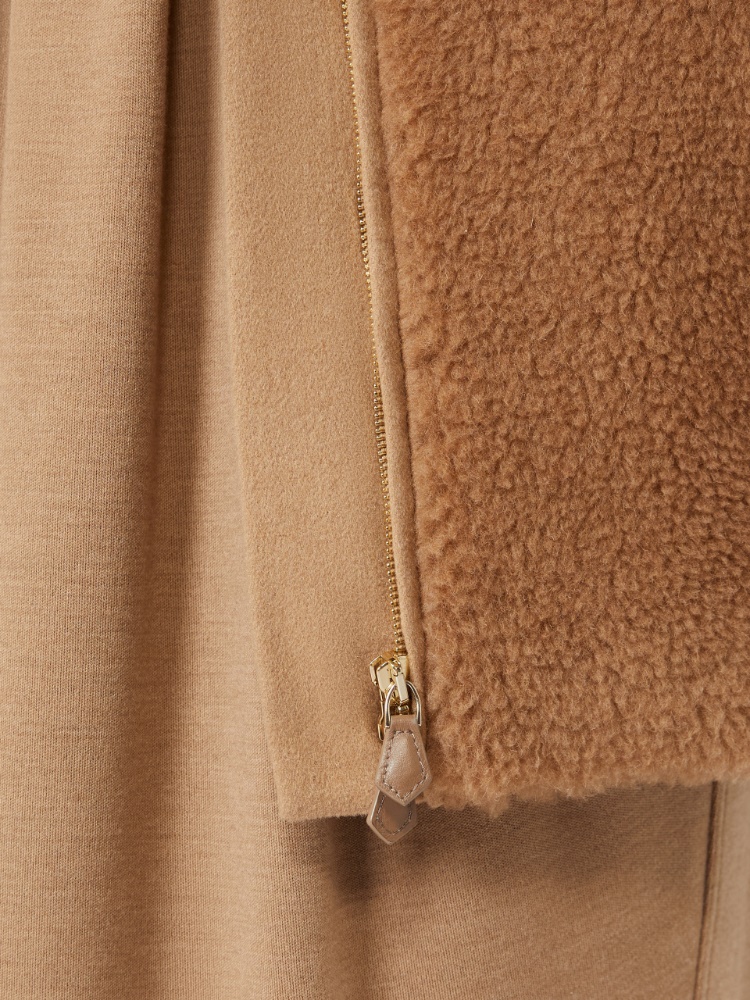 Teddy fabric coat - CAMEL - Max Mara - 4